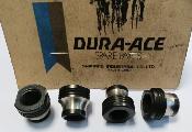 2 SHIMANO DURA ACE FRONT HUB CONES - 2 Cones de moyeu avants