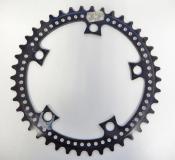 ALUMINIUM BLACK CHAINRING STRONGLIGHT 105 BIS - 42 - Plateau noir alu BCD 122